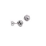 Sterling Silver Knot Earrings