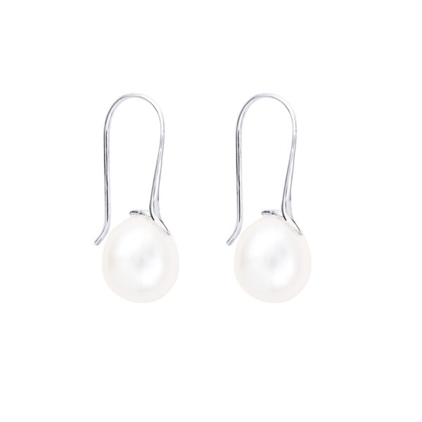 Oval Pearl Earrings
