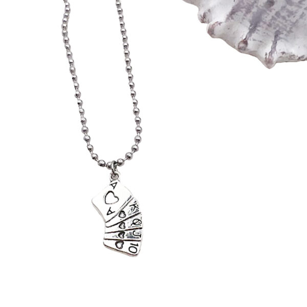 Poker Card Necklaces