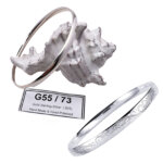 Sterling Silver Bangle Comfort Fit