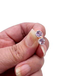 Natural Amethyst Earrings