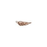 Angel Wing Necklace Charm Rose Gold