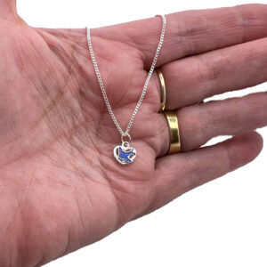 Sterling Silver Bluebird Necklace