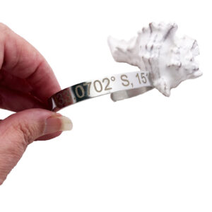 Coordinates Cuff Bracelet