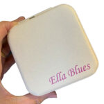 Jewellery Case Personalised with Printed Colour Name