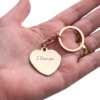 Heart Keyring Personalised