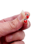 Sterling Silver Ladybird Earrings