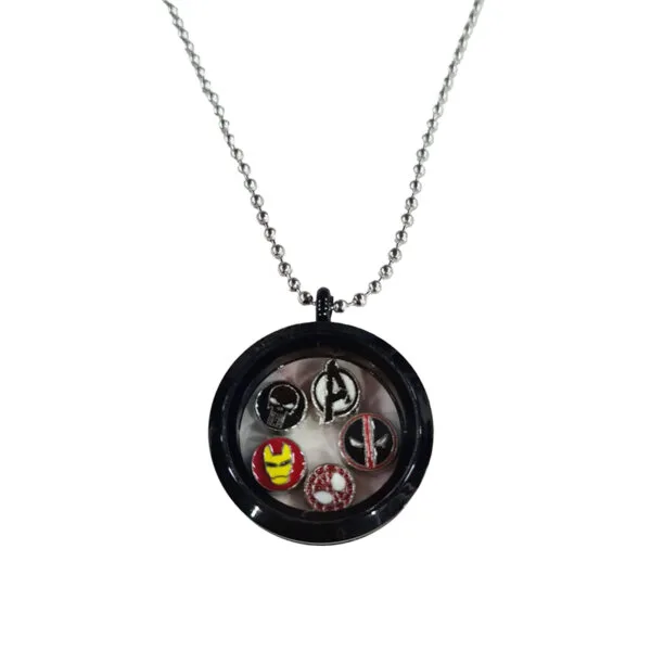 Superheroes Floating Locket