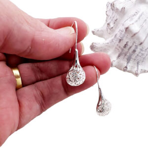Puff Filigree Earwires