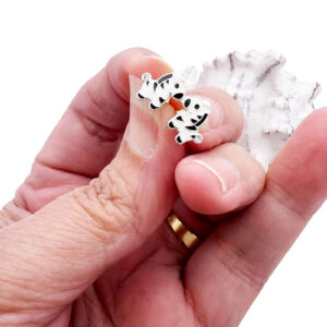 Zebra Earrings