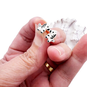 Zebra Earrings