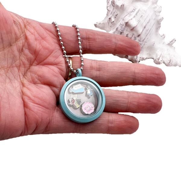 Alice in Wonderland Floating Locket