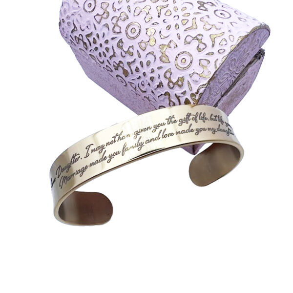 Daughter in Law Cuff Bracelet