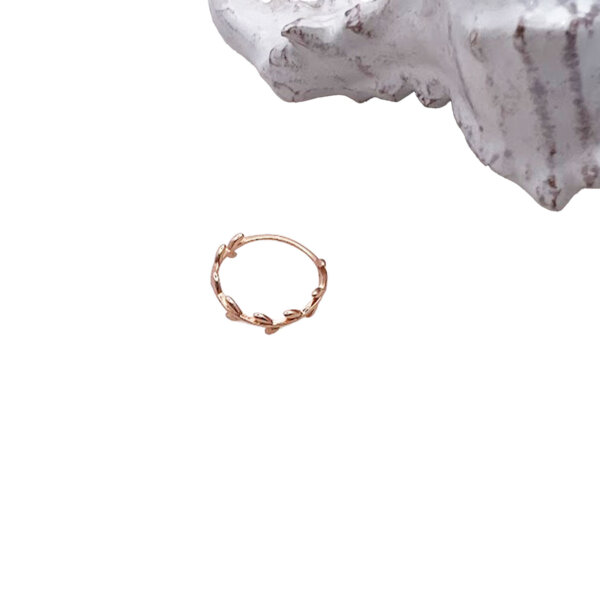 Rose Gold Leaf Ring