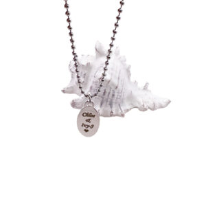 Personalised Necklace Oval 7 Personalised Necklace