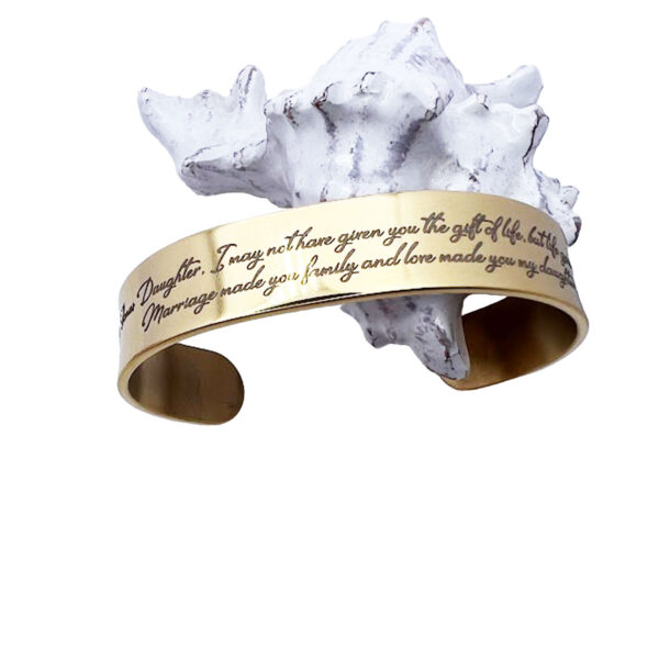 Daughter in Law Cuff Bracelet