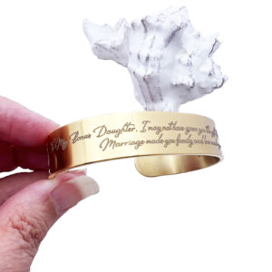 Daughter in Law Cuff Bracelet