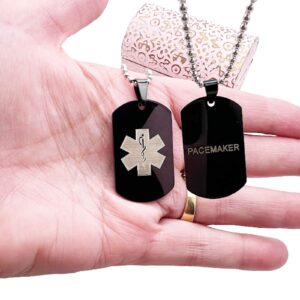 Medical Alert Necklace Various Colours 7 Medical Alert Necklace