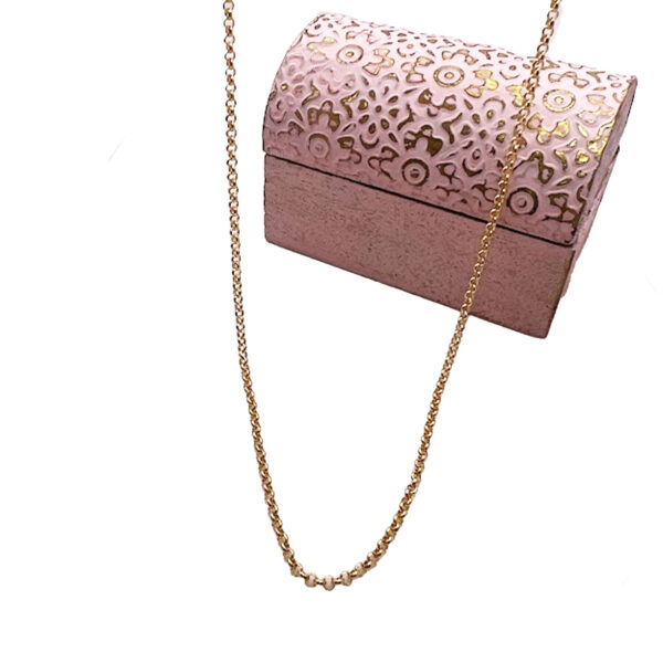 9Y Solid Gold Belcher Chain