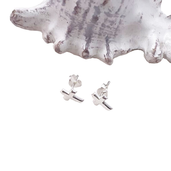 Cross Earring Studs
