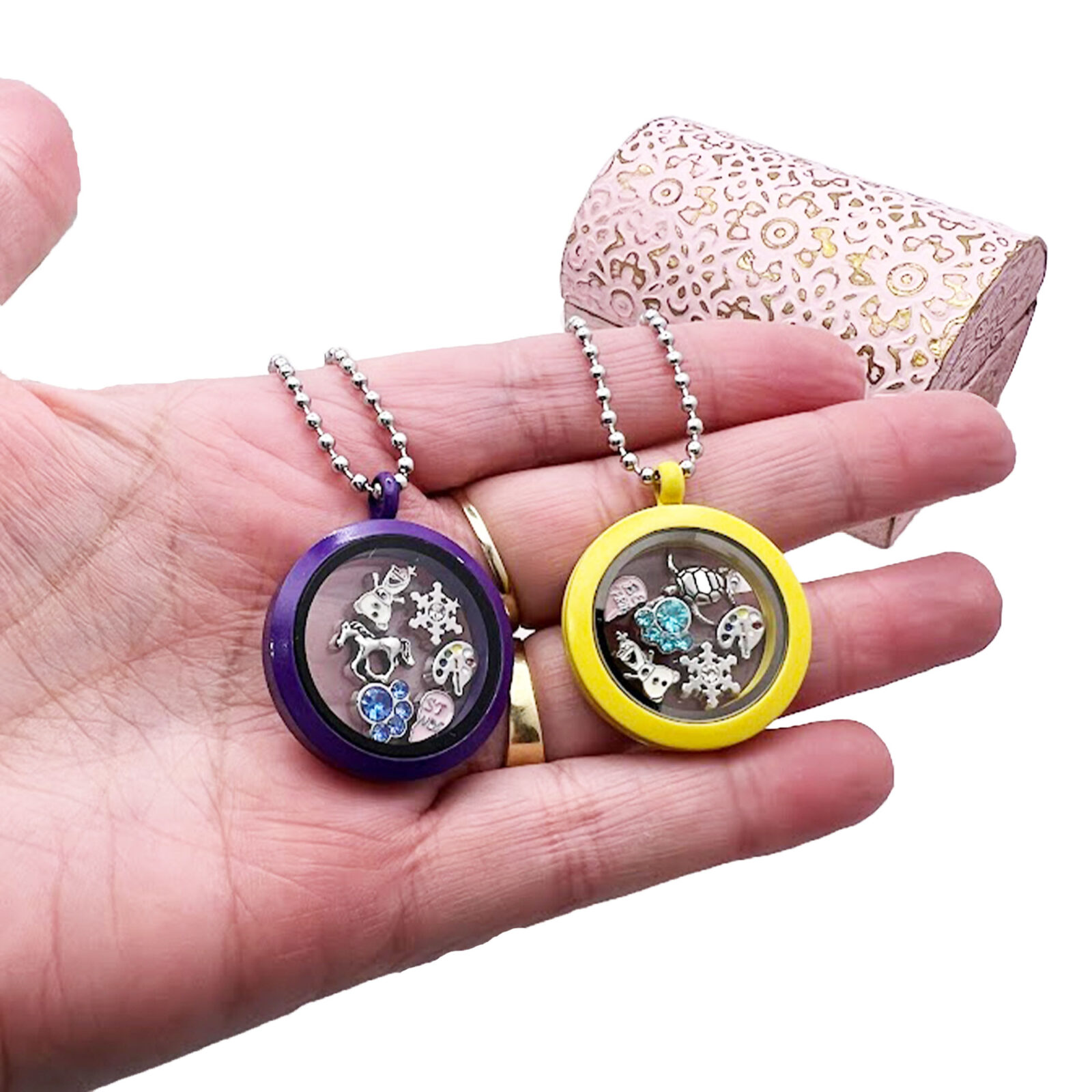 Neon Floating Lockets