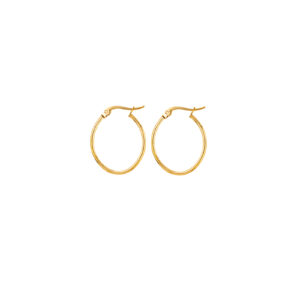 Surgical Earring Oval Hoops