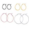 Surgical Earring Oval Hoops