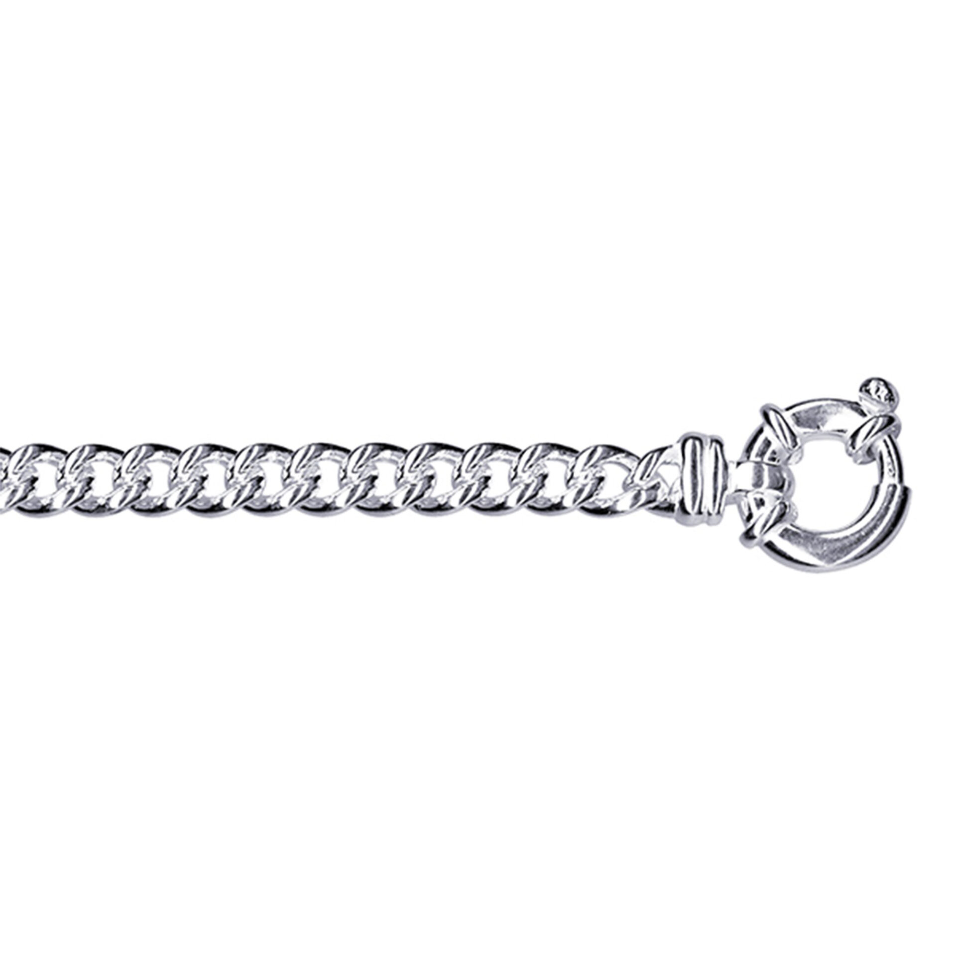 Curb Link Euro Bolt Ring Bracelet