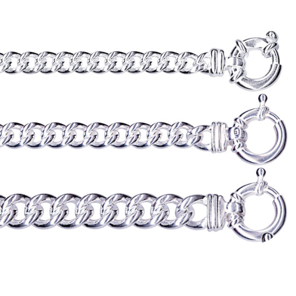 curb link euro bolt ring bracelet