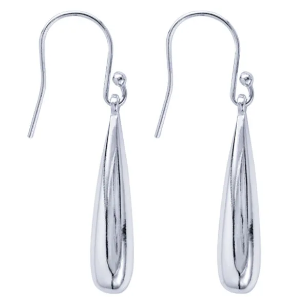 Elongated Teardrop Earrings