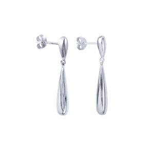 Elongated Teardrop Studs