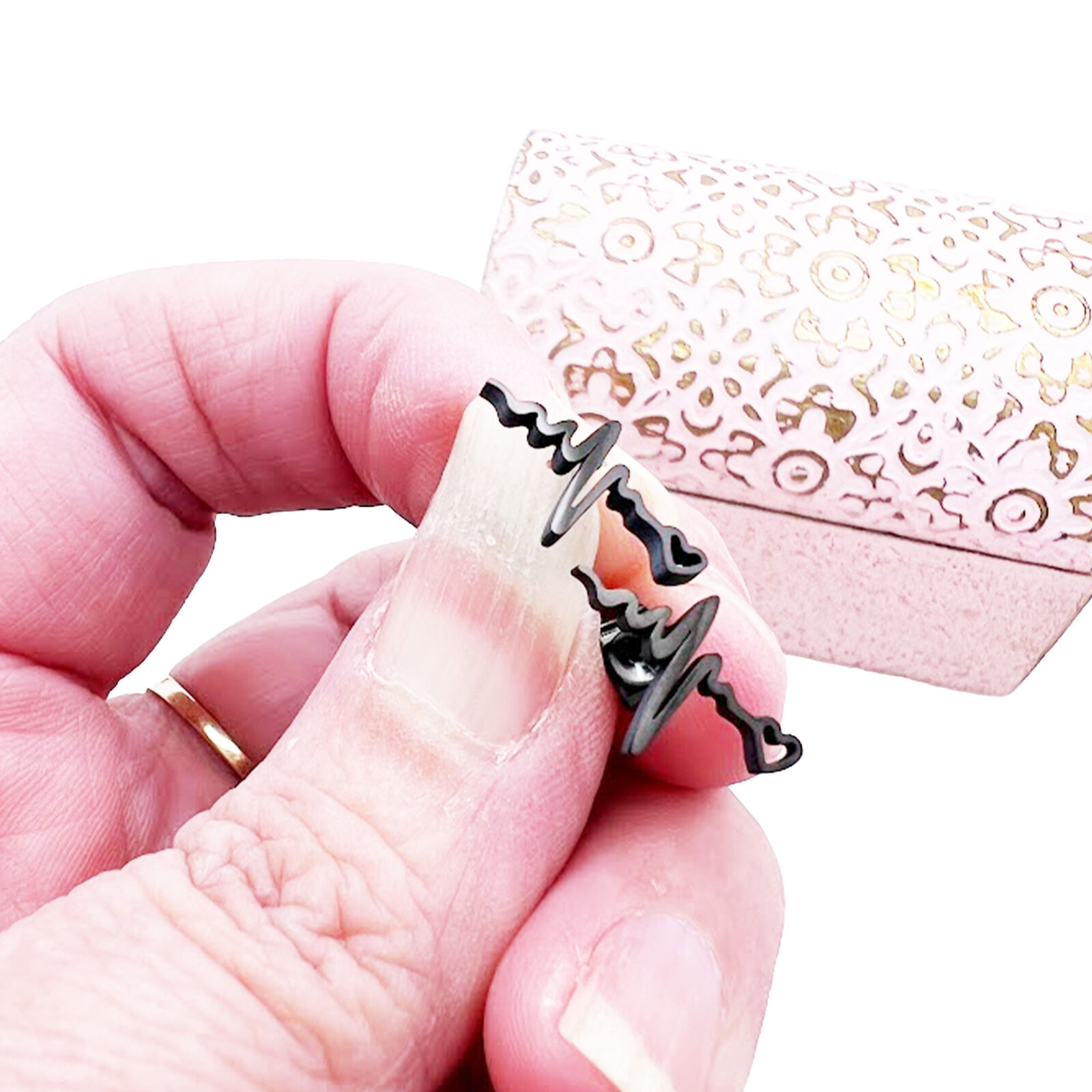 Heartbeat Stud Earrings