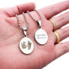 Baby Handprint and Footprint Necklace