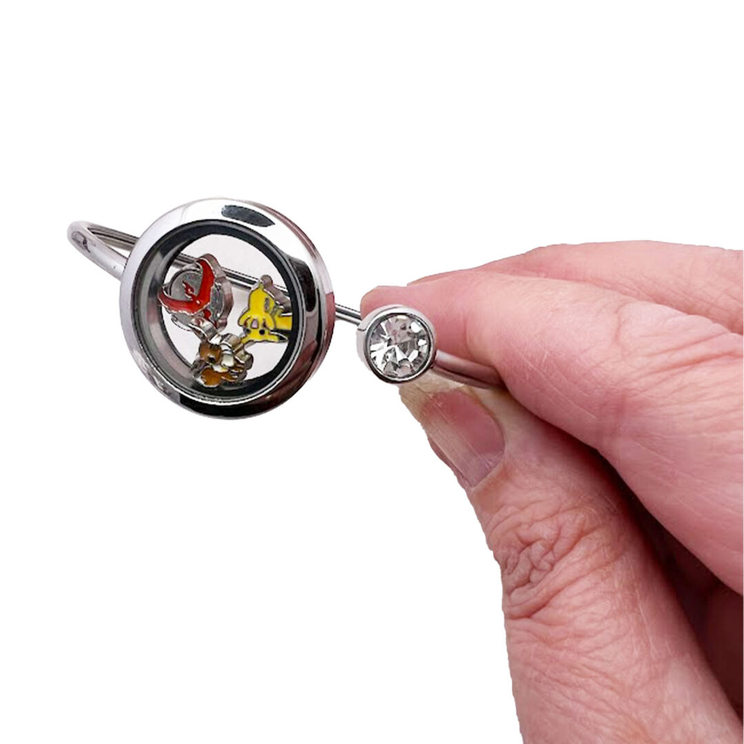 Floating Locket Bangle - Charm Bangle | Love Story