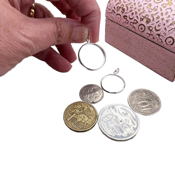 Coin Frame Pendant