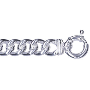 curb link euro bolt ring bracelet