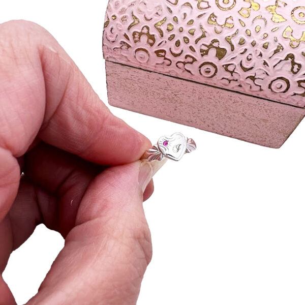 July Birthstone Signet Ring M