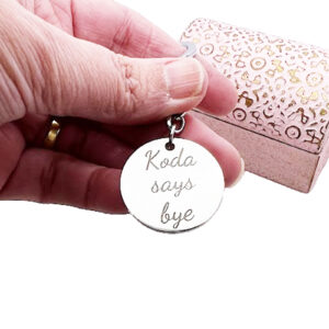 Round Keyring Personalised