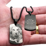 Pet Cremation Necklace-Rectangle