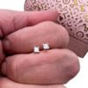 Princess CZ Stud Earrings