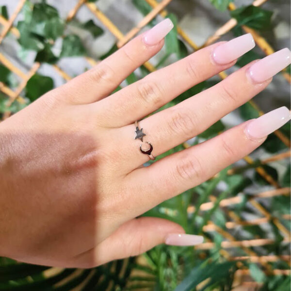 Ring Moon and Star