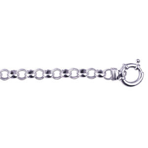 Belcher Link Euro Bolt Ring Bracelet 7 Belcher link euro bolt ring bracelet