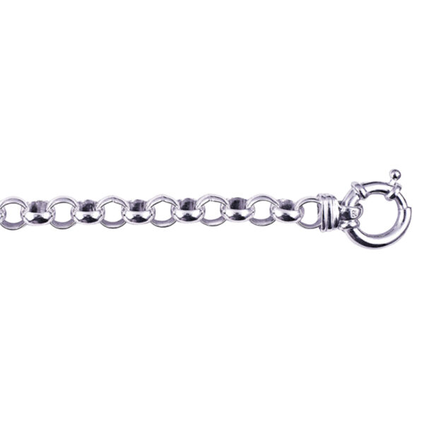 Belcher link euro bolt ring bracelet