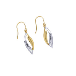 9ct Leaf Earrings