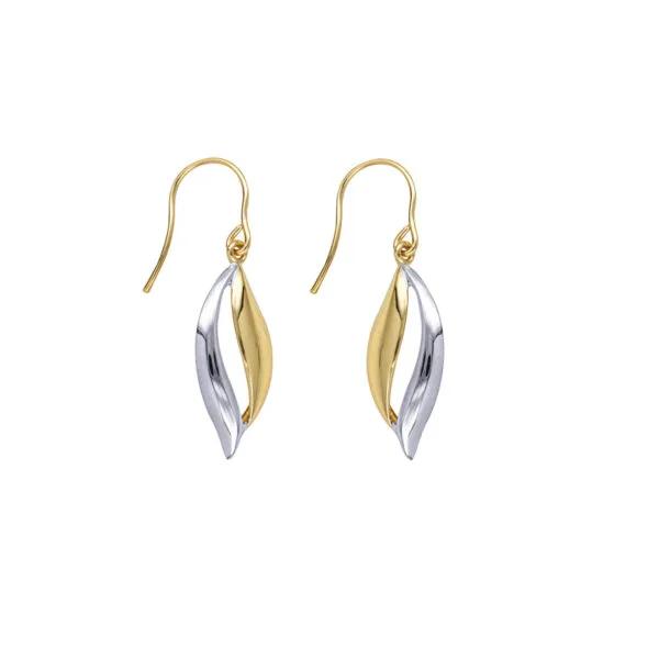 9ct Leaf Earrings