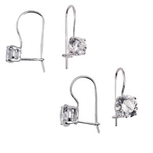 Cubic Zirconia Earwires