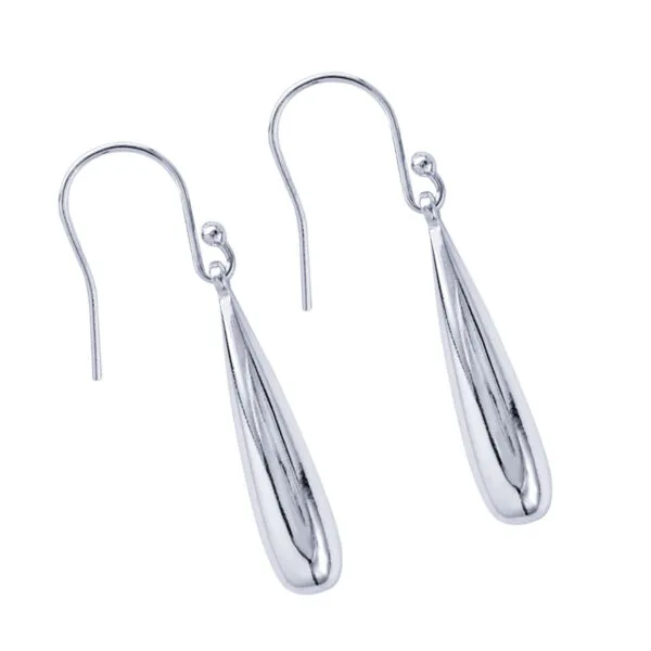 Elongated Teardrop Earrings