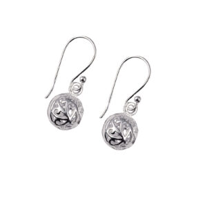 Filigree Ball Earwires