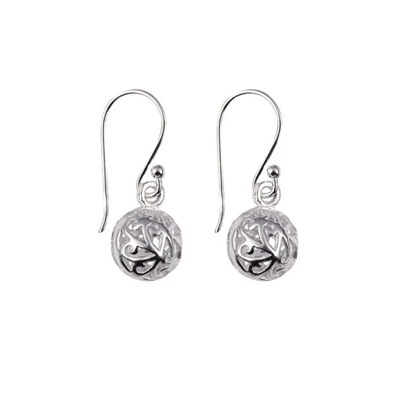 Filigree Ball Earwires
