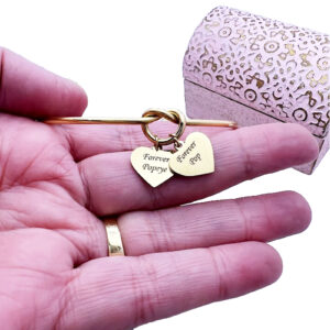 Personalised Knot Bangle 12 Knot Bangle